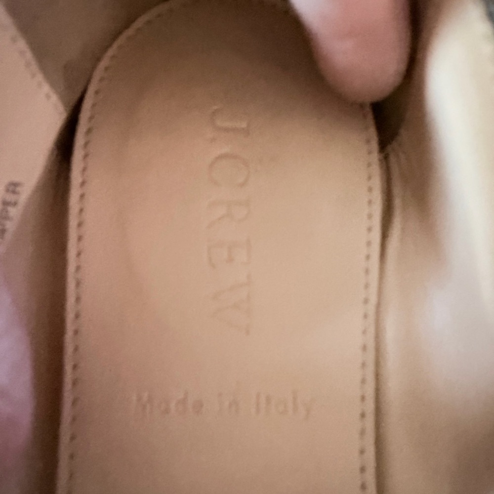 SZ 6 Classic J. Crew Black Suede Scallop-Edge Ballet Flats - Picture 6 of 6
